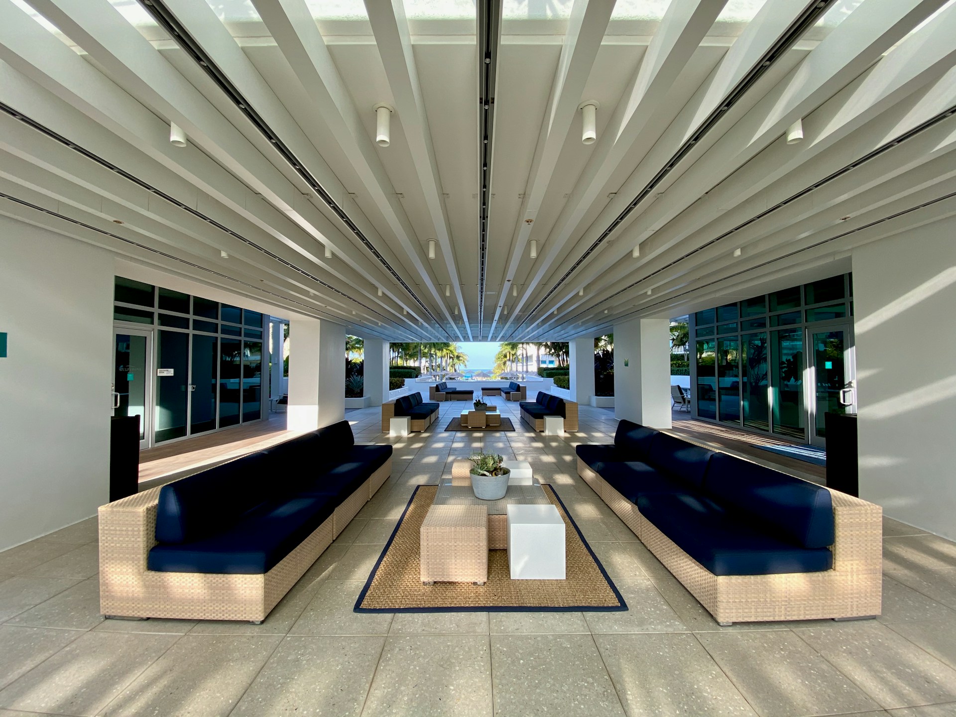 Luxury resort view